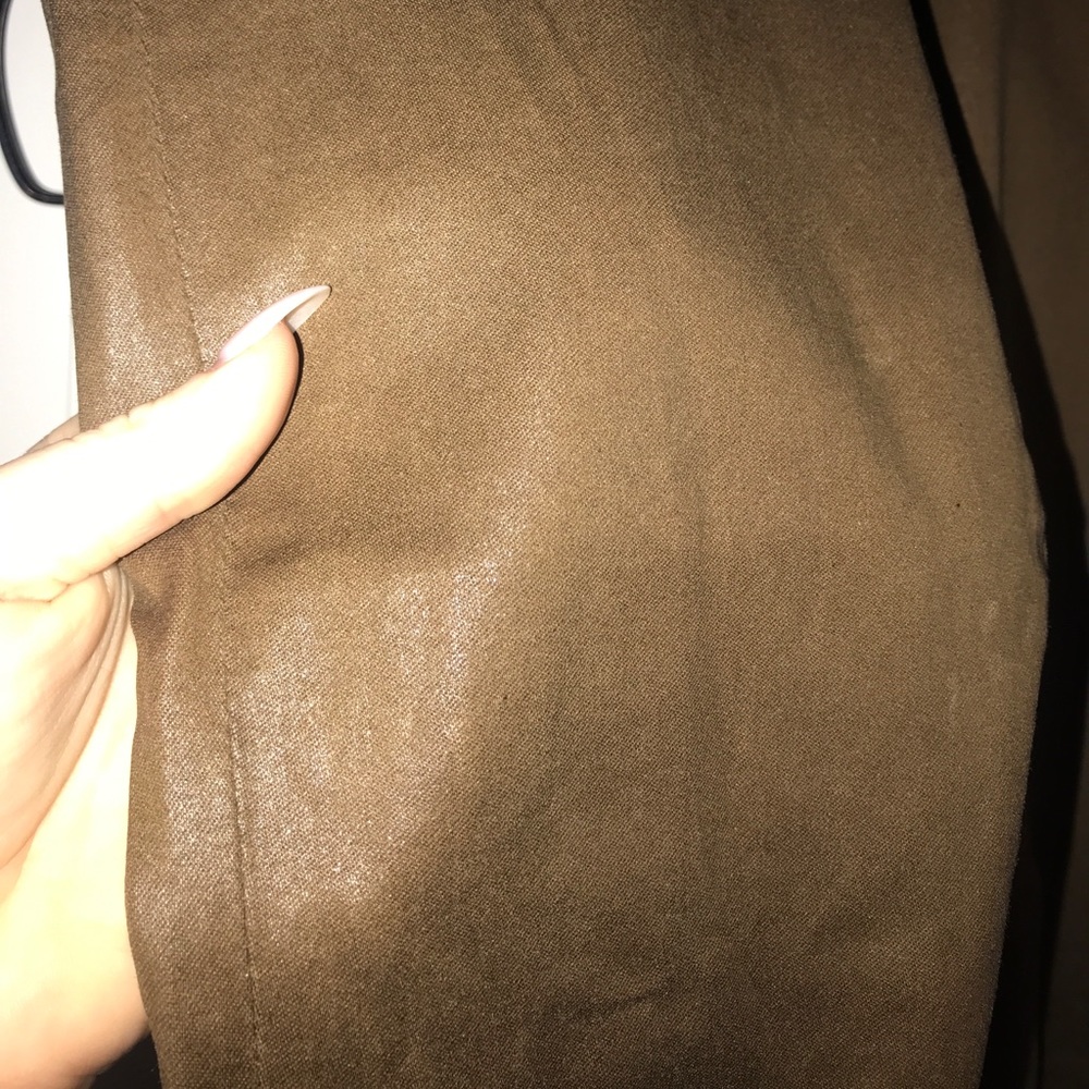 Ankle Skinny Coated Pants
